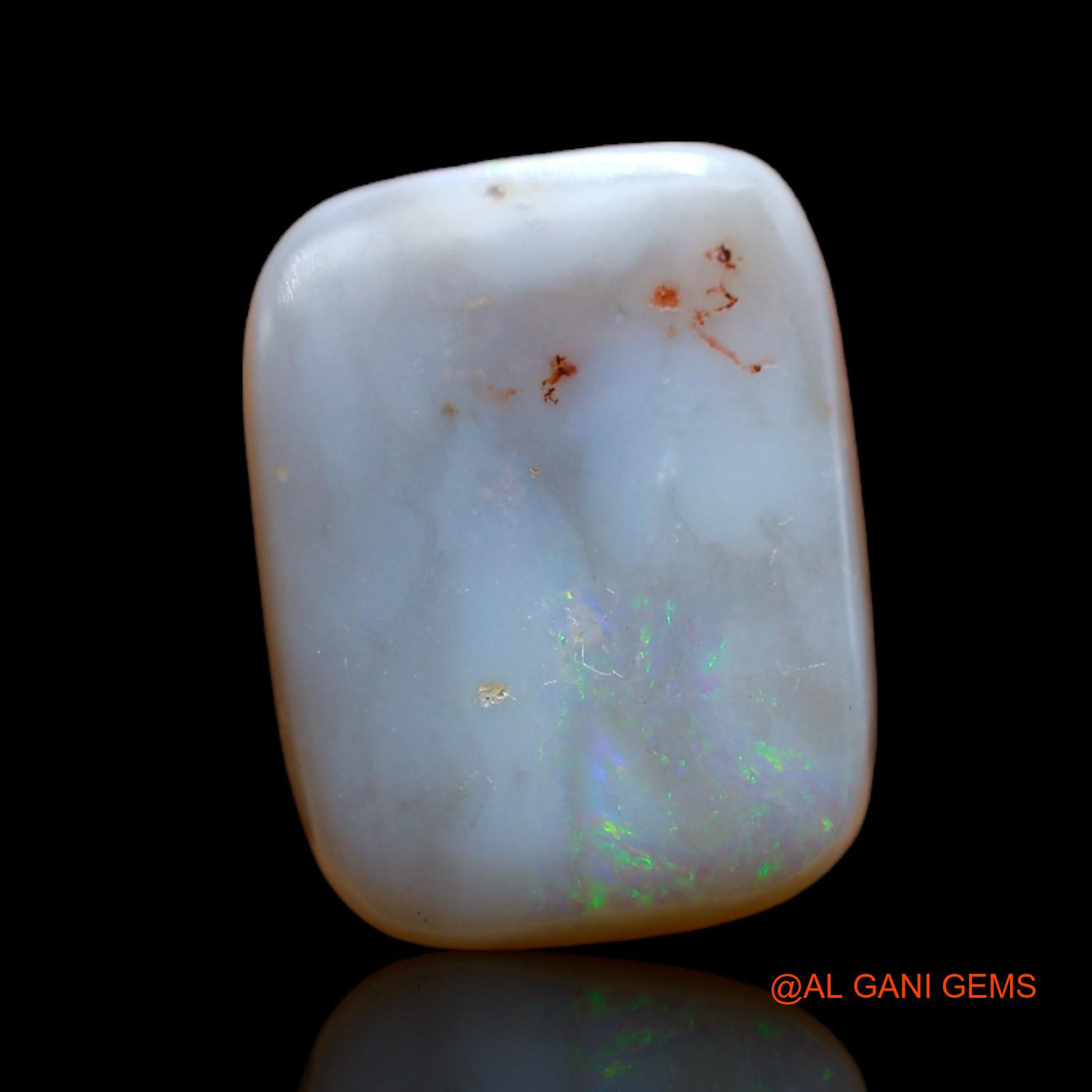 Natural Fire Opal Gemstone 5.50 Cts Loose Square Cabochon From Australia 15x12x3 mm AB-329