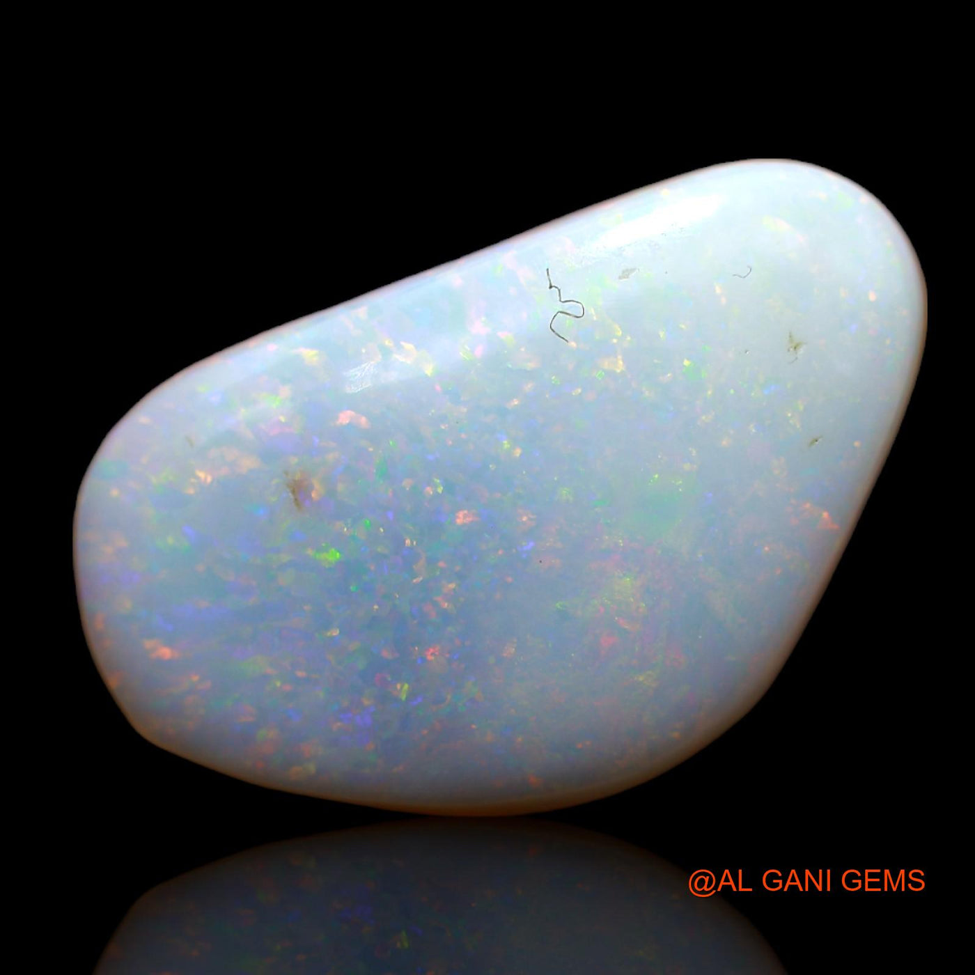18.60 Cts Natural Australian Fire Opal Loose Gemstone Fancy Cabochon 24x14x8 mm AB-32