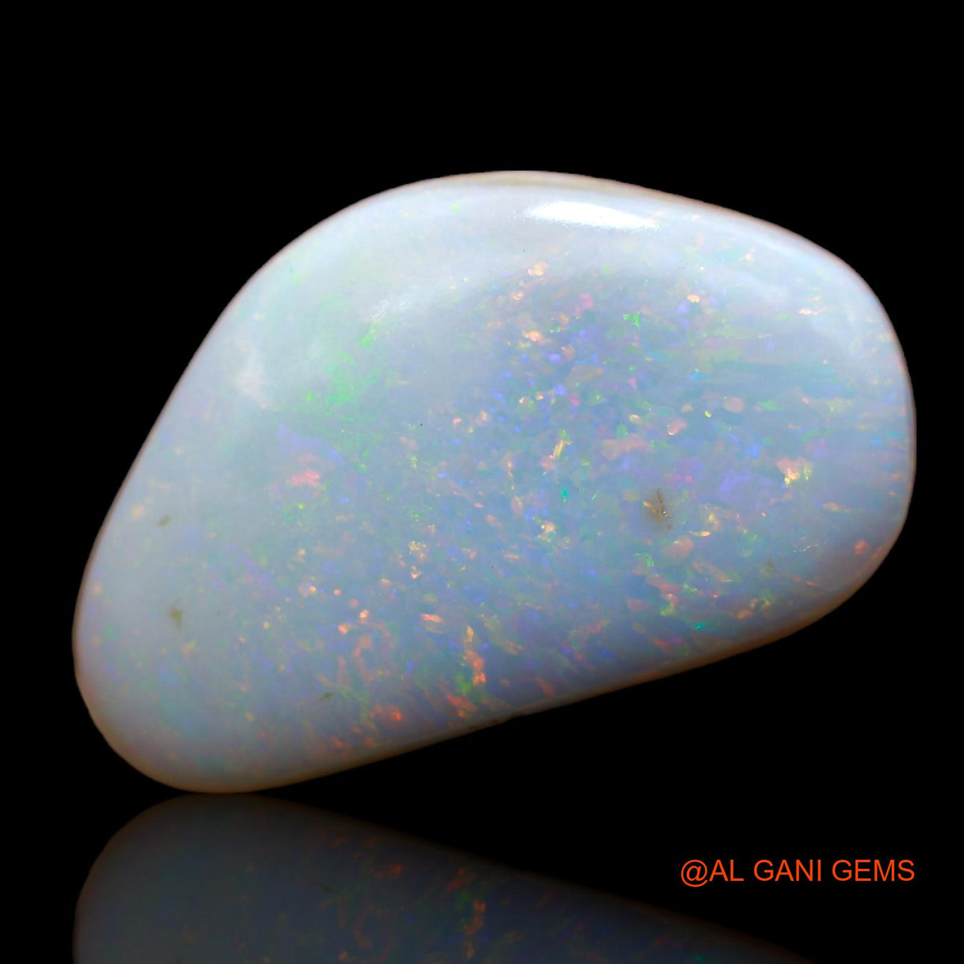 18.60 Cts Natural Australian Fire Opal Loose Gemstone Fancy Cabochon 24x14x8 mm AB-32