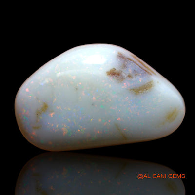 18.60 Cts Natural Australian Fire Opal Loose Gemstone Fancy Cabochon 24x14x8 mm AB-32