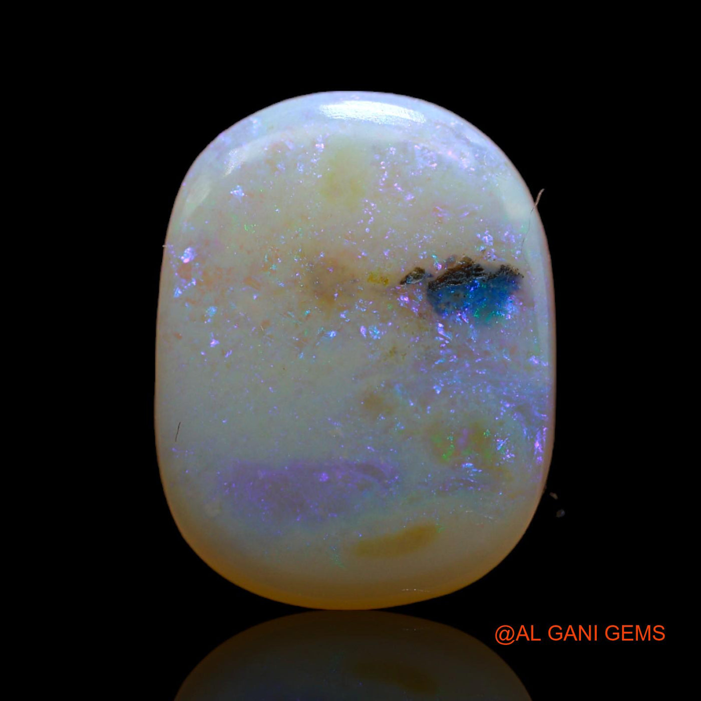 5.80 Cts Natural Australian Fire Opal Loose Gemstone Oval Cabochon 16x12x4 mm AB-330