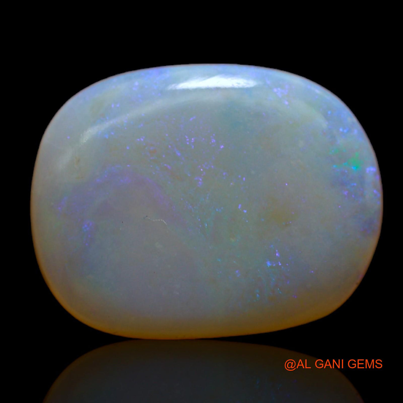 5.80 Cts Natural Australian Fire Opal Loose Gemstone Oval Cabochon 16x12x4 mm AB-330