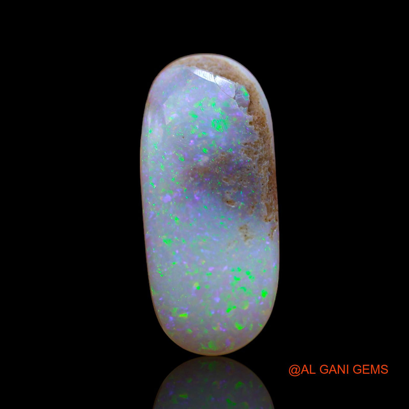 4.40 Cts Natural Australian Fire Opal Oval Cabochon Loose Gemstone For Jewelry 19x8x3 mm AB-331