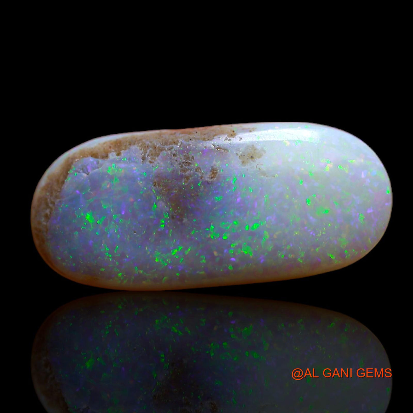 4.40 Cts Natural Australian Fire Opal Oval Cabochon Loose Gemstone For Jewelry 19x8x3 mm AB-331