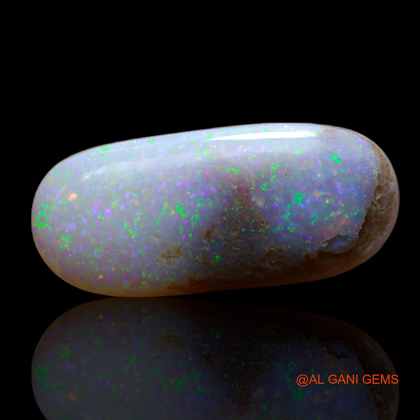 4.40 Cts Natural Australian Fire Opal Oval Cabochon Loose Gemstone For Jewelry 19x8x3 mm AB-331