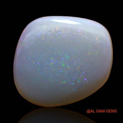 6.40 Cts Natural Australian Fire Opal Loose Gemstone Fancy Cabochon 15x14x4 mm AB-332
