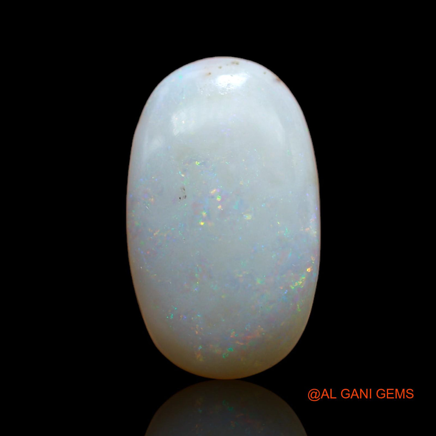 7.00 Cts Natural Australian Fire Opal Loose Gemstone Oval Cabochon 17x10x5 mm AB-333