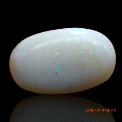 7.00 Cts Natural Australian Fire Opal Loose Gemstone Oval Cabochon 17x10x5 mm AB-333
