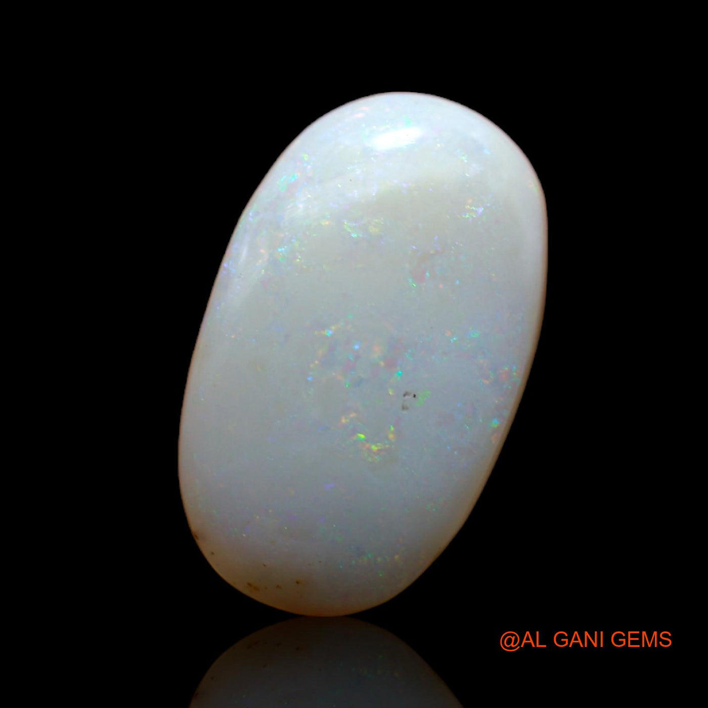 7.00 Cts Natural Australian Fire Opal Loose Gemstone Oval Cabochon 17x10x5 mm AB-333