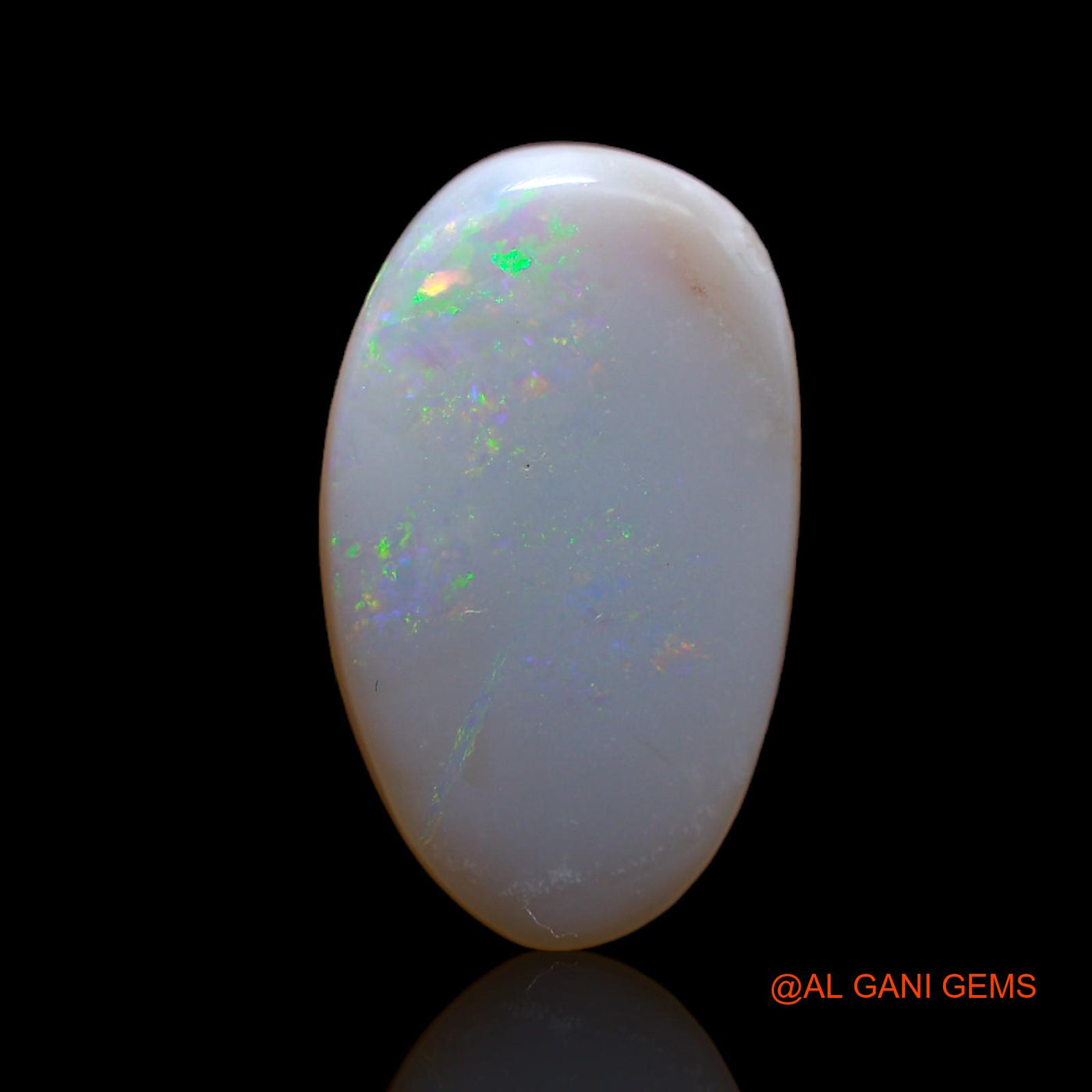 5.20 Cts Unheated Australian Fire Opal Loose Gemstone Fancy Cabochon Natural 18x11x3 mm AB-334