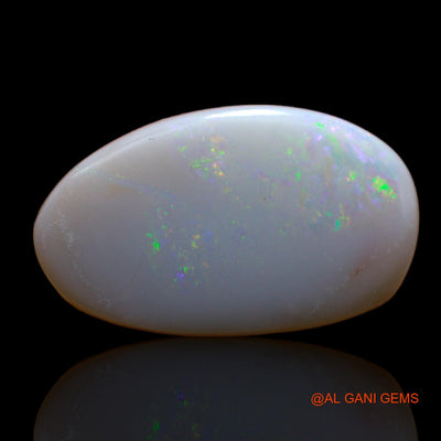5.20 Cts Unheated Australian Fire Opal Loose Gemstone Fancy Cabochon Natural 18x11x3 mm AB-334