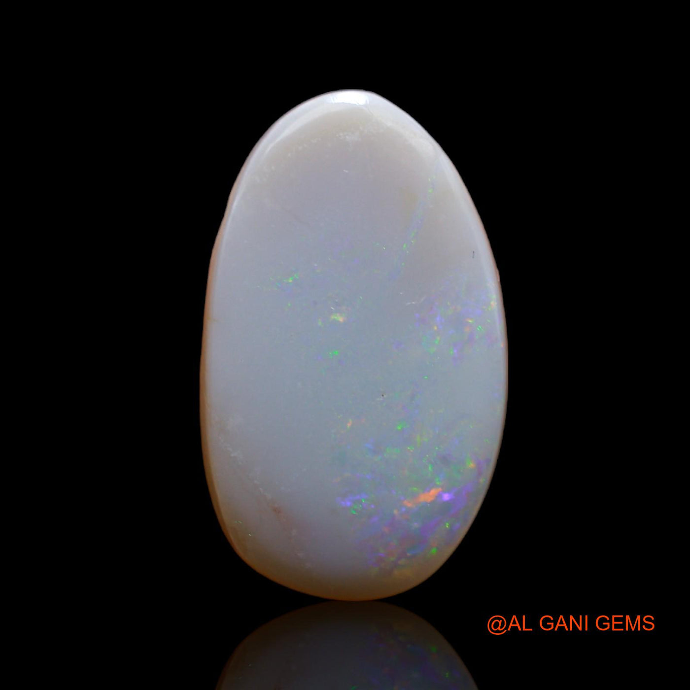 5.20 Cts Unheated Australian Fire Opal Loose Gemstone Fancy Cabochon Natural 18x11x3 mm AB-334