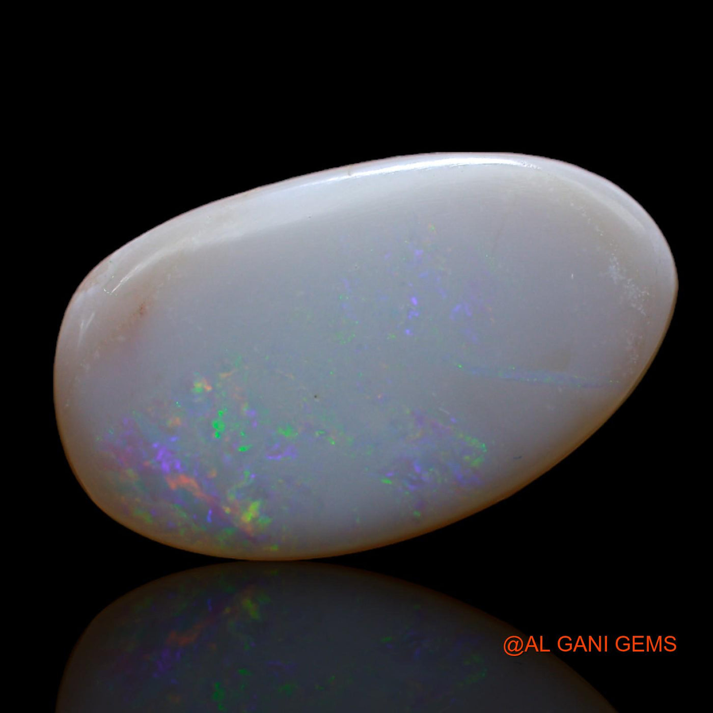 5.20 Cts Unheated Australian Fire Opal Loose Gemstone Fancy Cabochon Natural 18x11x3 mm AB-334