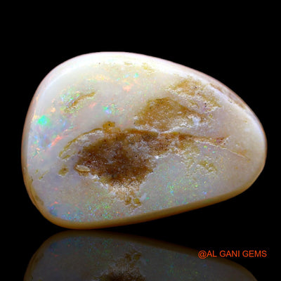 7.00 Cts Natural Australian Fire Opal Fancy Cabochon Loose Gemstone For Jewelry 16x11x5 mm AB-335