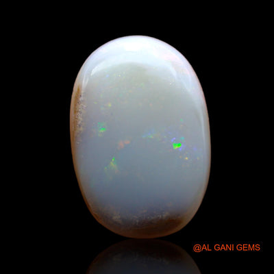 Natural Fire Opal Gemstone 6.20 Cts Loose Oval Cabochon From Australia 16x11x4 mm AB-338