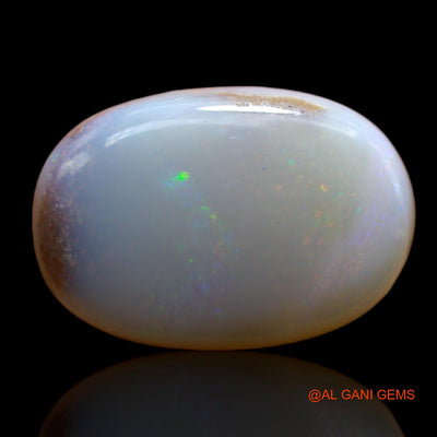 Natural Fire Opal Gemstone 6.20 Cts Loose Oval Cabochon From Australia 16x11x4 mm AB-338