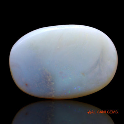 Natural Fire Opal Gemstone 6.20 Cts Loose Oval Cabochon From Australia 16x11x4 mm AB-338