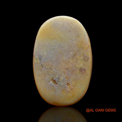 5.00 Cts Unheated Australian Fire Opal Loose Gemstone Oval Cabochon Natural 16x10x4 mm AB-339