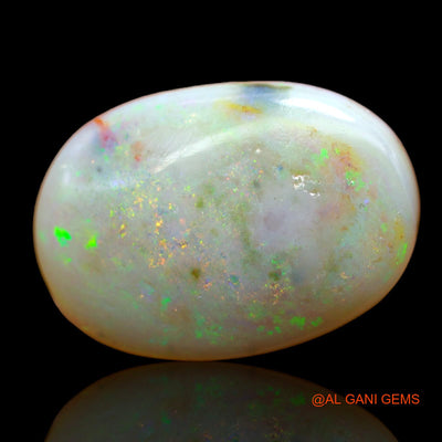 10.45 Cts Unheated Australian Fire Opal Loose Gemstone Oval Cabochon Natural 21x15x4 mm AB-33