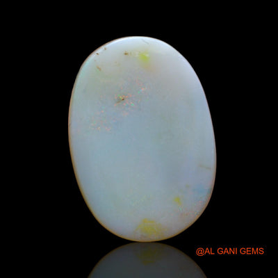 10.45 Cts Unheated Australian Fire Opal Loose Gemstone Oval Cabochon Natural 21x15x4 mm AB-33