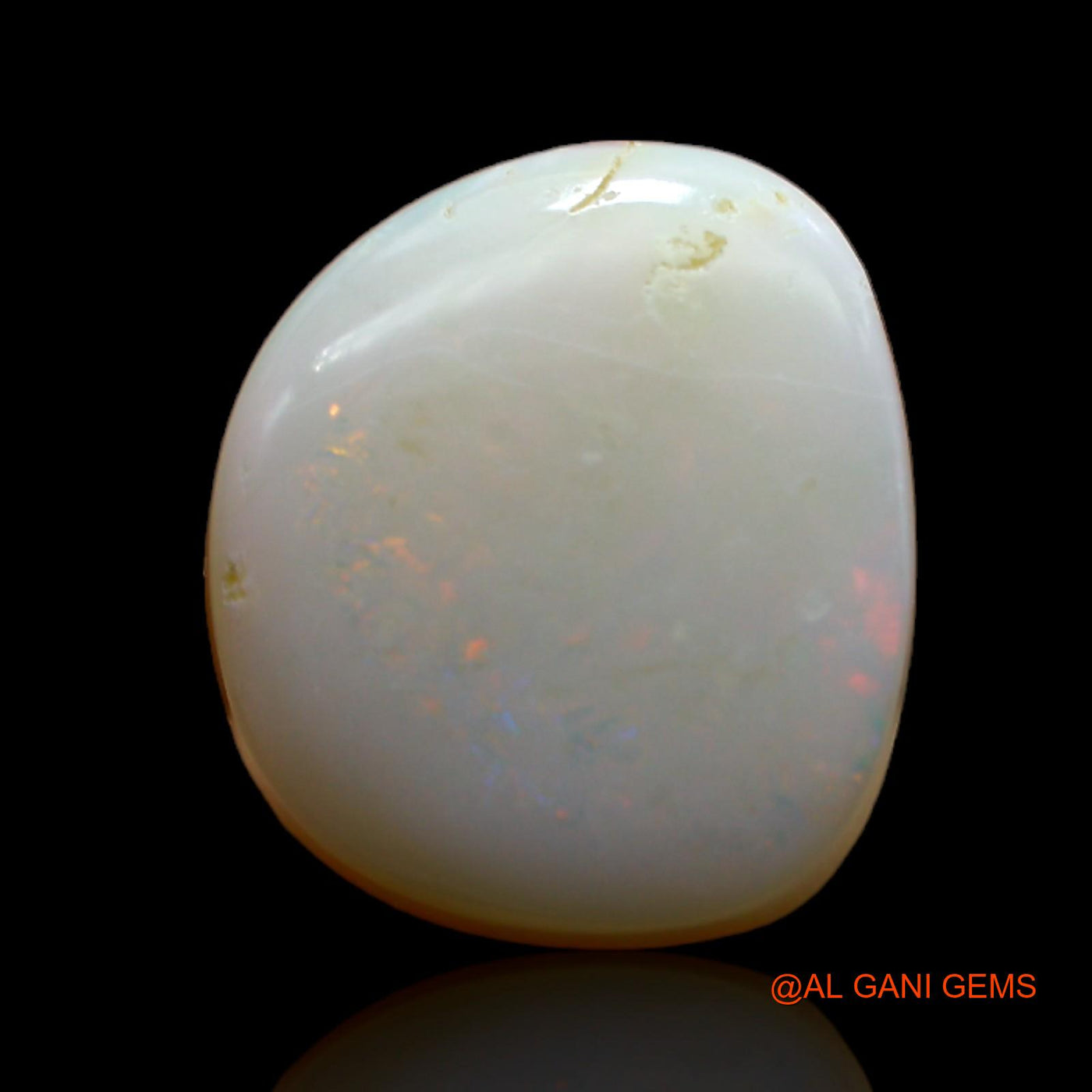 9.00 Cts Natural Australian Fire Opal Fancy Cabochon Loose Gemstone For Jewelry 15x13x6 mm AB-340