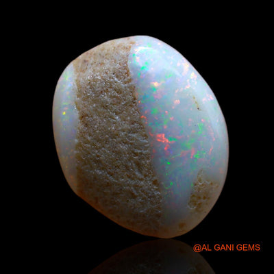 3.20 Cts Unheated Australian Fire Opal Loose Gemstone Fancy Cabochon Natural 15x12x3 mm AB-341