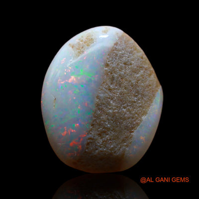 3.20 Cts Unheated Australian Fire Opal Loose Gemstone Fancy Cabochon Natural 15x12x3 mm AB-341