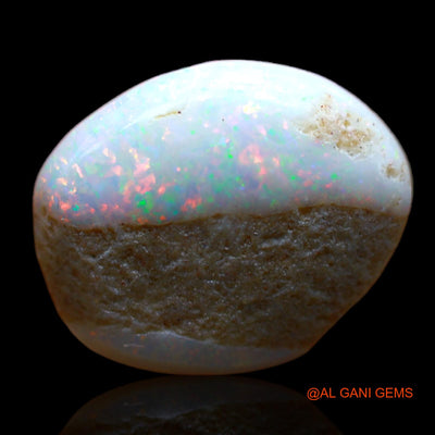 3.20 Cts Unheated Australian Fire Opal Loose Gemstone Fancy Cabochon Natural 15x12x3 mm AB-341