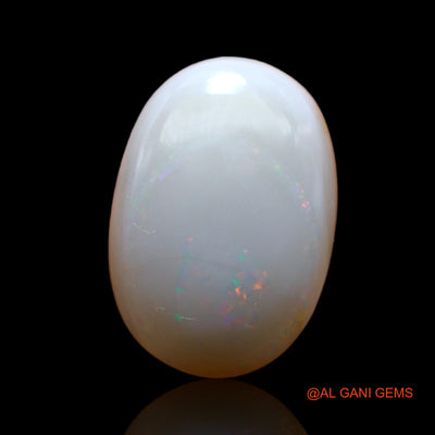 7.20 Cts Natural Australian Fire Opal Loose Gemstone Oval Cabochon 17x12x5 mm AB-342