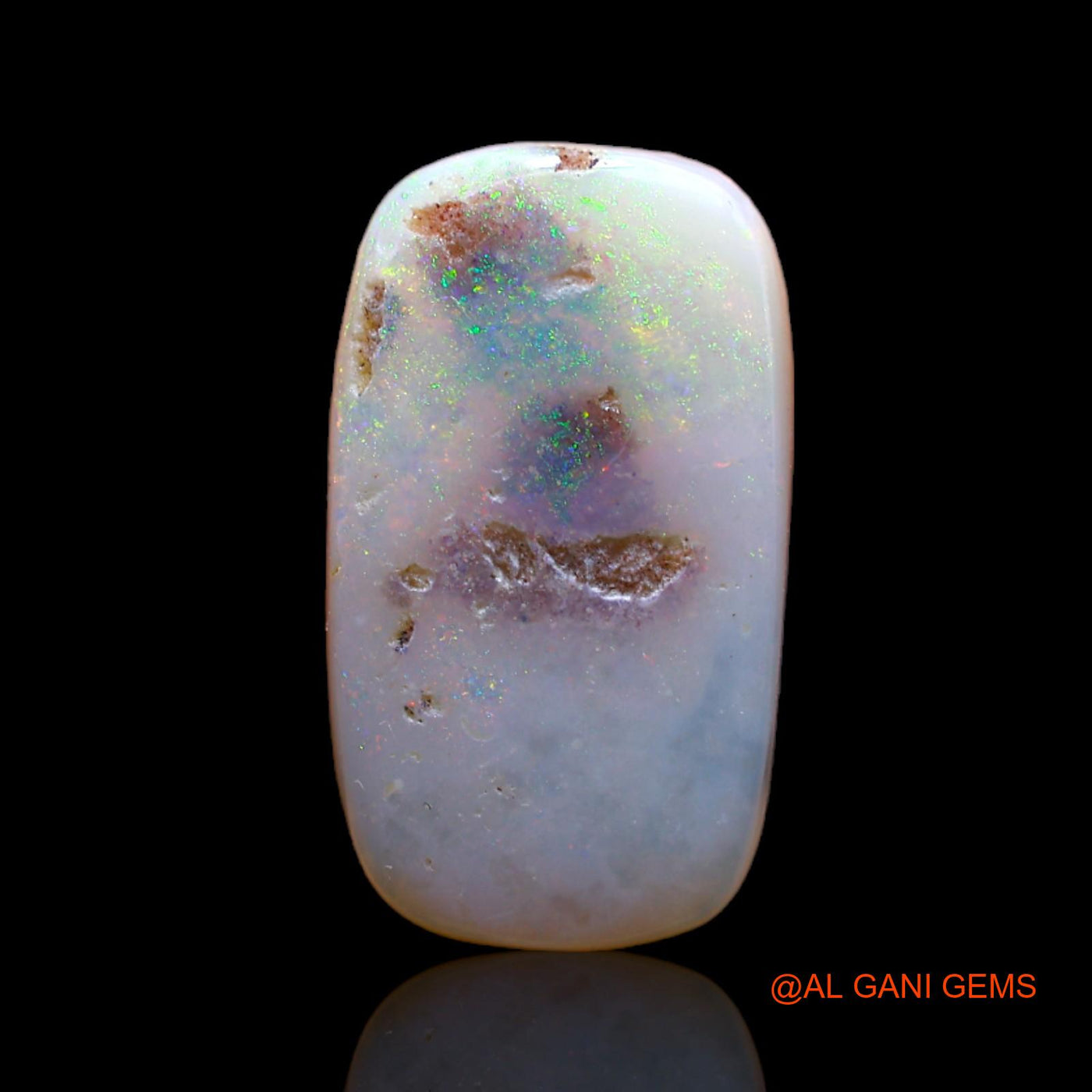 5.20 Cts Natural Australian Fire Opal Loose Gemstone Oval Cabochon 17x10x4 mm AB-343