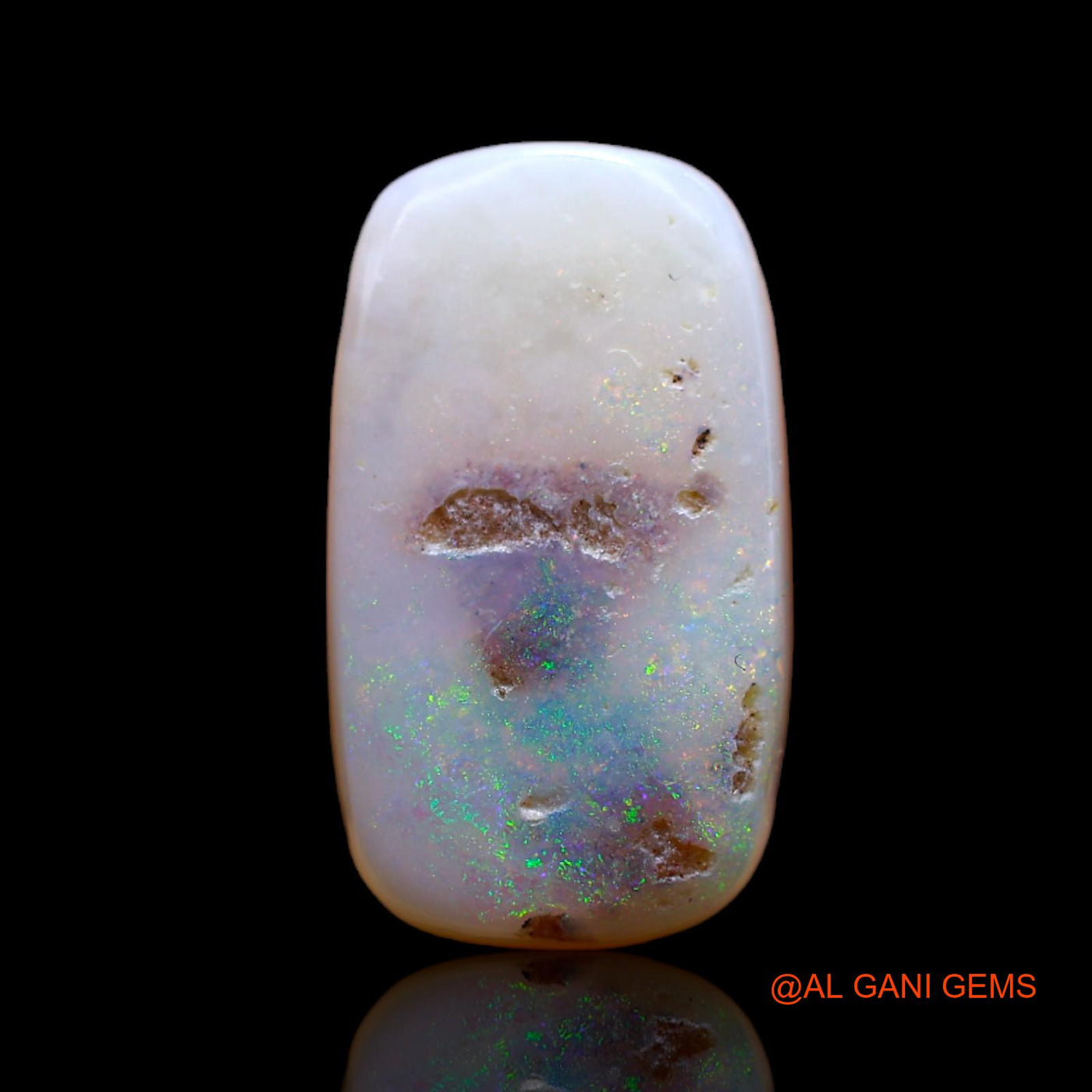 5.20 Cts Natural Australian Fire Opal Loose Gemstone Oval Cabochon 17x10x4 mm AB-343