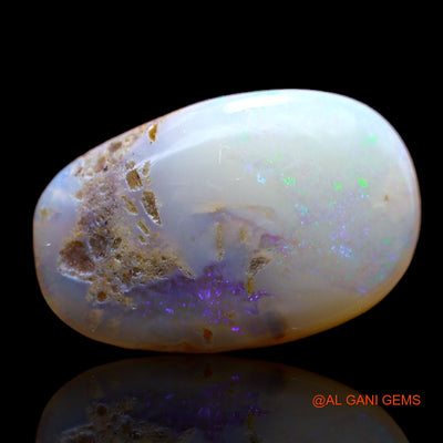 Natural Fire Opal Gemstone 3.50 Cts Loose Oval Cabochon From Australia 16x10x3 mm AB-344