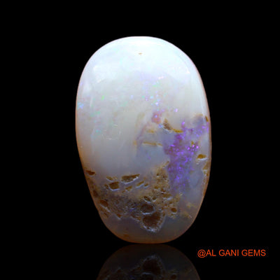 Natural Fire Opal Gemstone 3.50 Cts Loose Oval Cabochon From Australia 16x10x3 mm AB-344