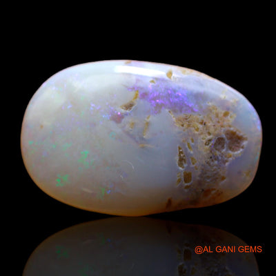 Natural Fire Opal Gemstone 3.50 Cts Loose Oval Cabochon From Australia 16x10x3 mm AB-344