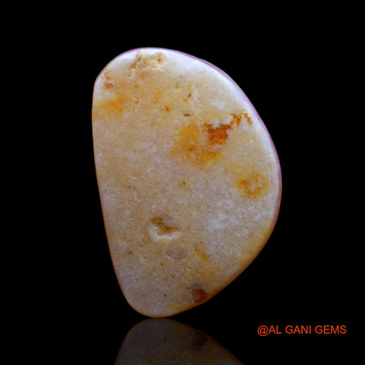 3.40 Cts Unheated Australian Fire Opal Loose Gemstone Fancy Cabochon Natural 17x12x2 mm AB-345