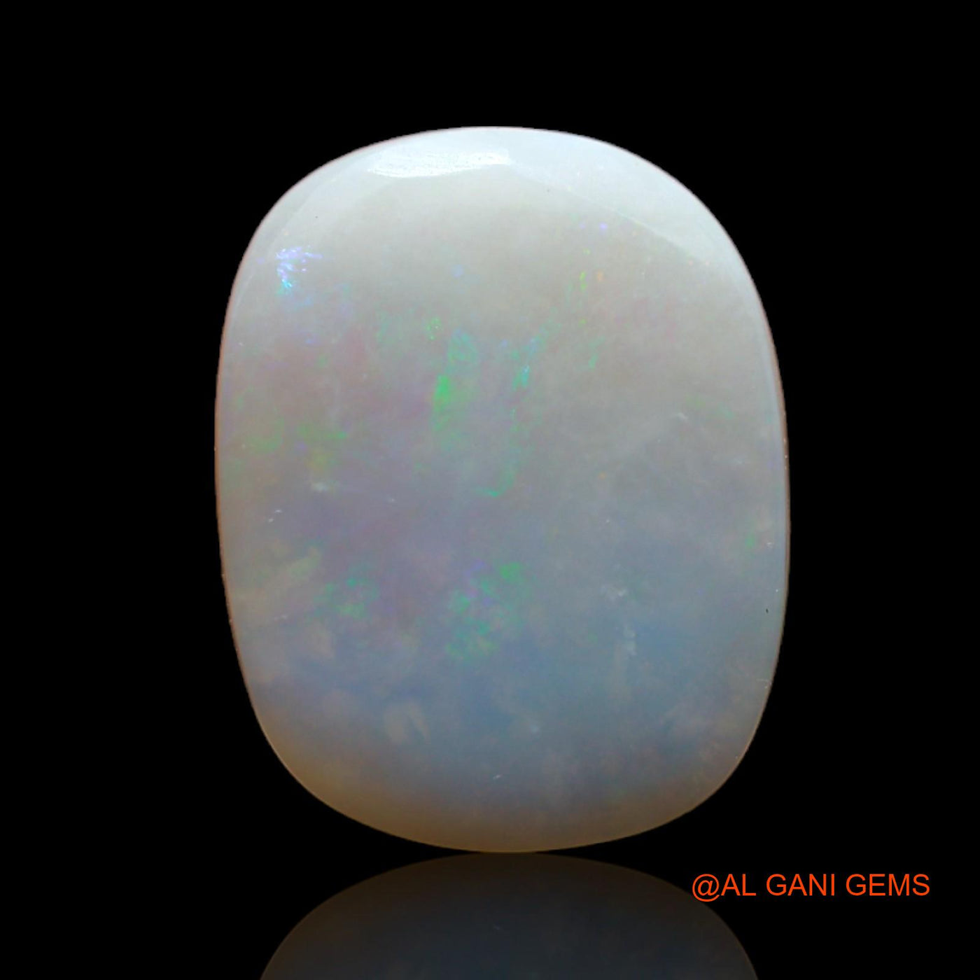 Natural Untreated Fire Opal Loose Gemstone Oval Cabochon From Australia 4.30 Cts 15x12x3 mm AB-346