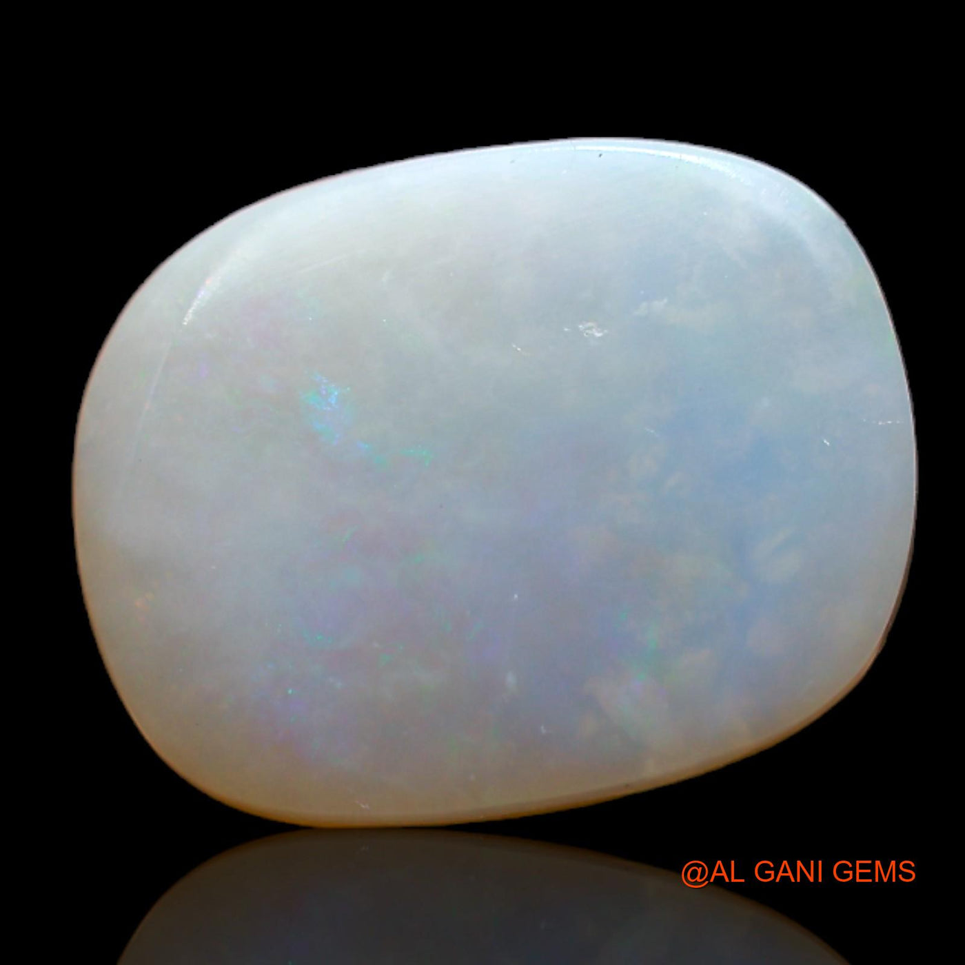 Natural Untreated Fire Opal Loose Gemstone Oval Cabochon From Australia 4.30 Cts 15x12x3 mm AB-346