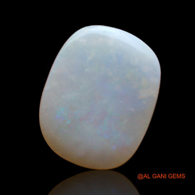 Natural Untreated Fire Opal Loose Gemstone Oval Cabochon From Australia 4.30 Cts 15x12x3 mm AB-346