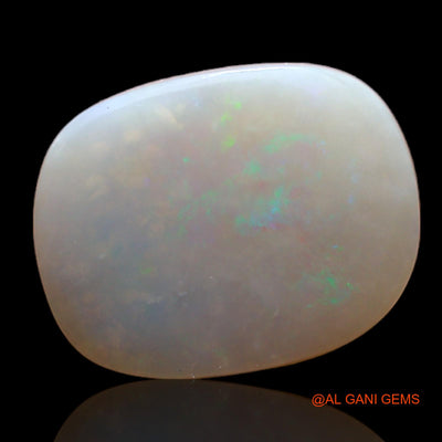 Natural Untreated Fire Opal Loose Gemstone Oval Cabochon From Australia 4.30 Cts 15x12x3 mm AB-346