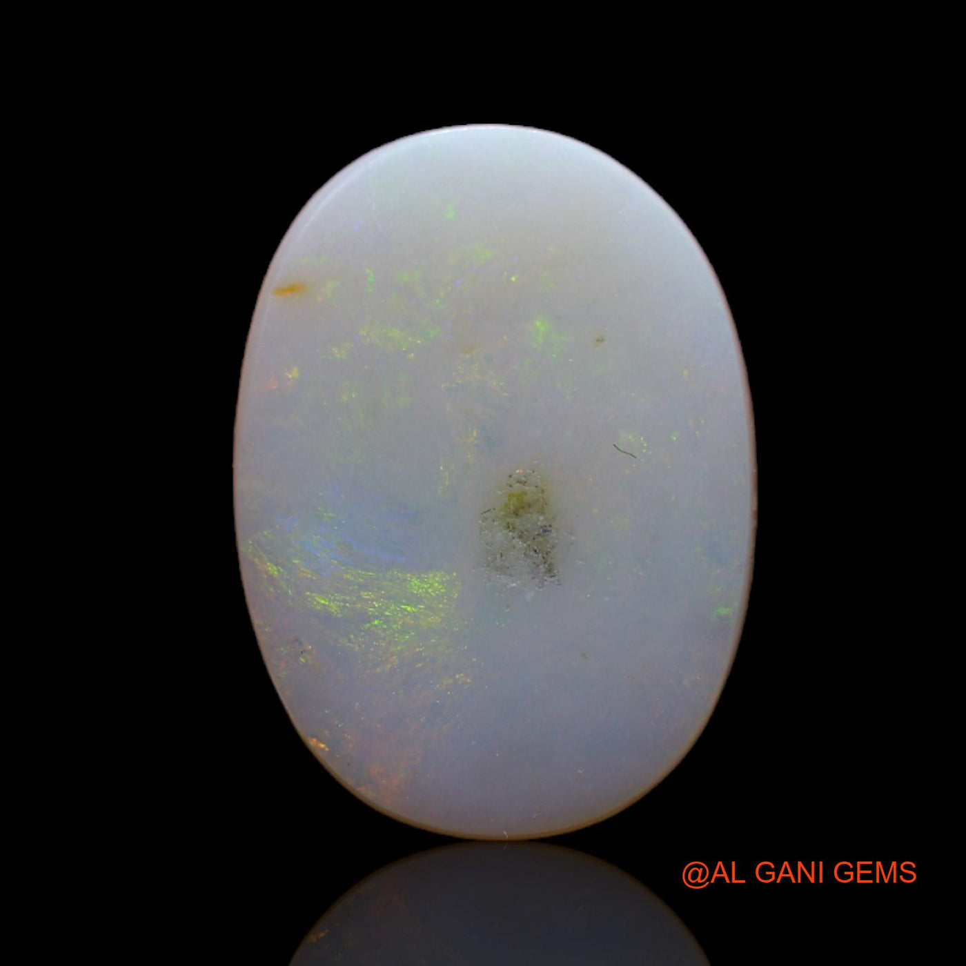 4.20 Cts Natural Australian Fire Opal Loose Gemstone Oval Cabochon 16x12x3 mm AB-347