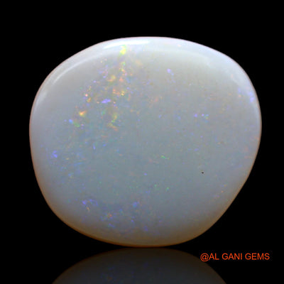 4.30 Cts Unheated Australian Fire Opal Loose Gemstone Fancy Cabochon Natural 15x13x3 mm AB-348