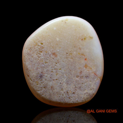 4.30 Cts Unheated Australian Fire Opal Loose Gemstone Fancy Cabochon Natural 15x13x3 mm AB-348