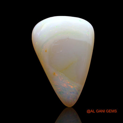 3.50 Cts Natural Australian Fire Opal Loose Gemstone Pear Cabochon 16x11x3 mm AB-349