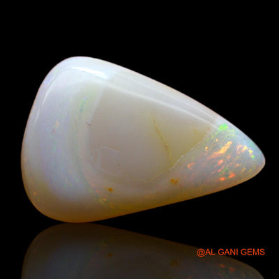 3.50 Cts Natural Australian Fire Opal Loose Gemstone Pear Cabochon 16x11x3 mm AB-349