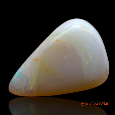 3.50 Cts Natural Australian Fire Opal Loose Gemstone Pear Cabochon 16x11x3 mm AB-349