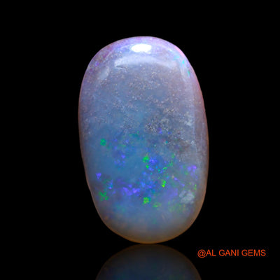 12.25 Cts Unheated Australian Fire Opal Loose Gemstone Oval Cabochon Natural 21x13x5 mm AB-34
