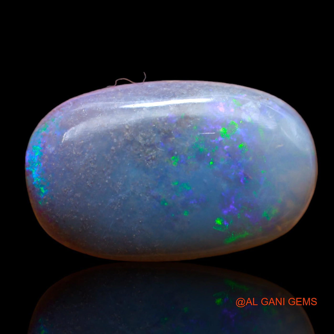 12.25 Cts Unheated Australian Fire Opal Loose Gemstone Oval Cabochon Natural 21x13x5 mm AB-34
