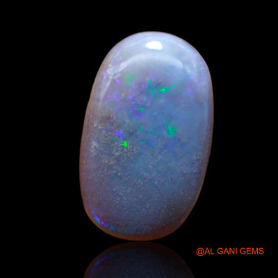 12.25 Cts Unheated Australian Fire Opal Loose Gemstone Oval Cabochon Natural 21x13x5 mm AB-34