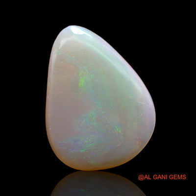 Natural Fire Opal Gemstone 3.00 Cts Loose Pear Cabochon From Australia 15x11x2 mm AB-350