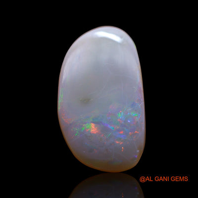 5.20 Cts Unheated Australian Fire Opal Loose Gemstone Fancy Cabochon Natural 19x11x3 mm AB-351